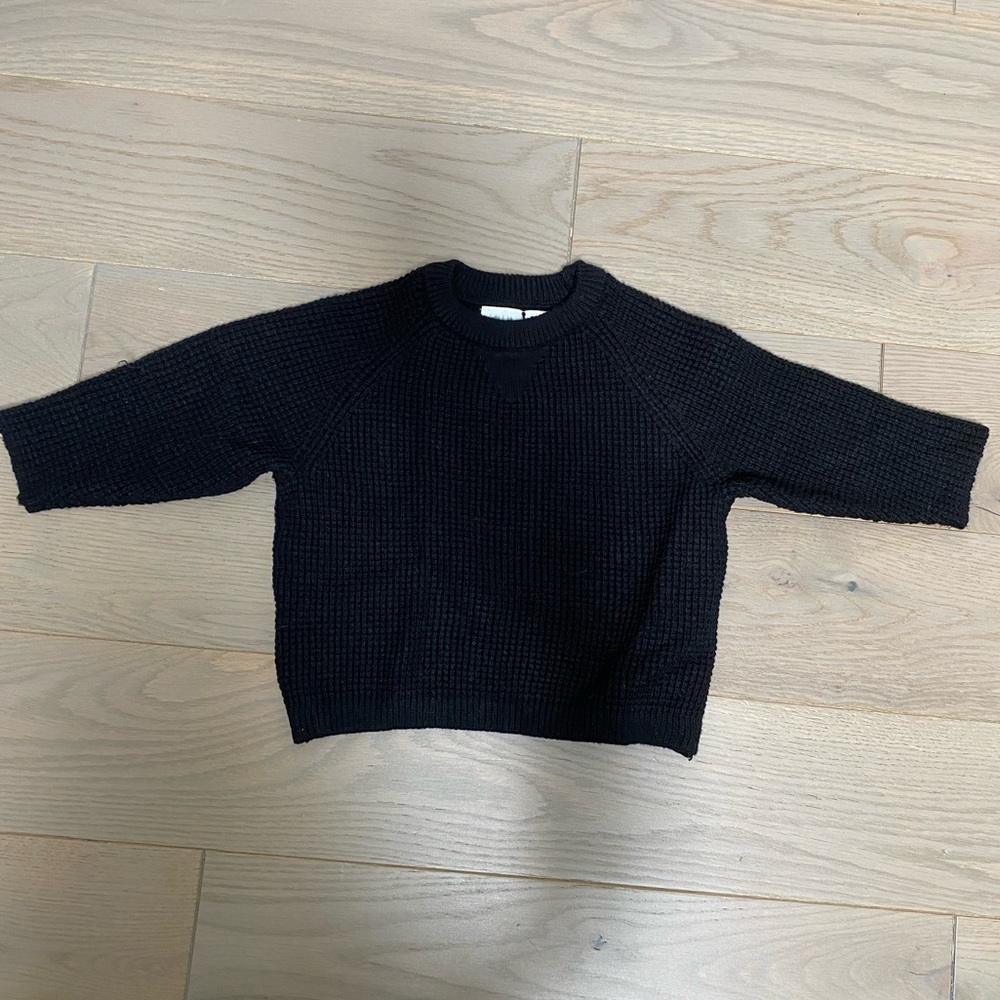 Zara Black Sweater- 9-12months
